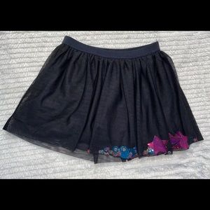 Justice black skirt